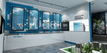 美的智能厨房广东展台设计 创新科技与展会服务的完美融合